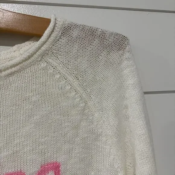 Lilly Pulitzer | Danette Sweater Resort White Coffee Beach Repeat Preppy XS - Picture 2 of 7